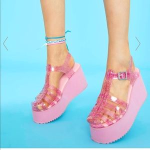 Delias Glitter Jelly Platform
